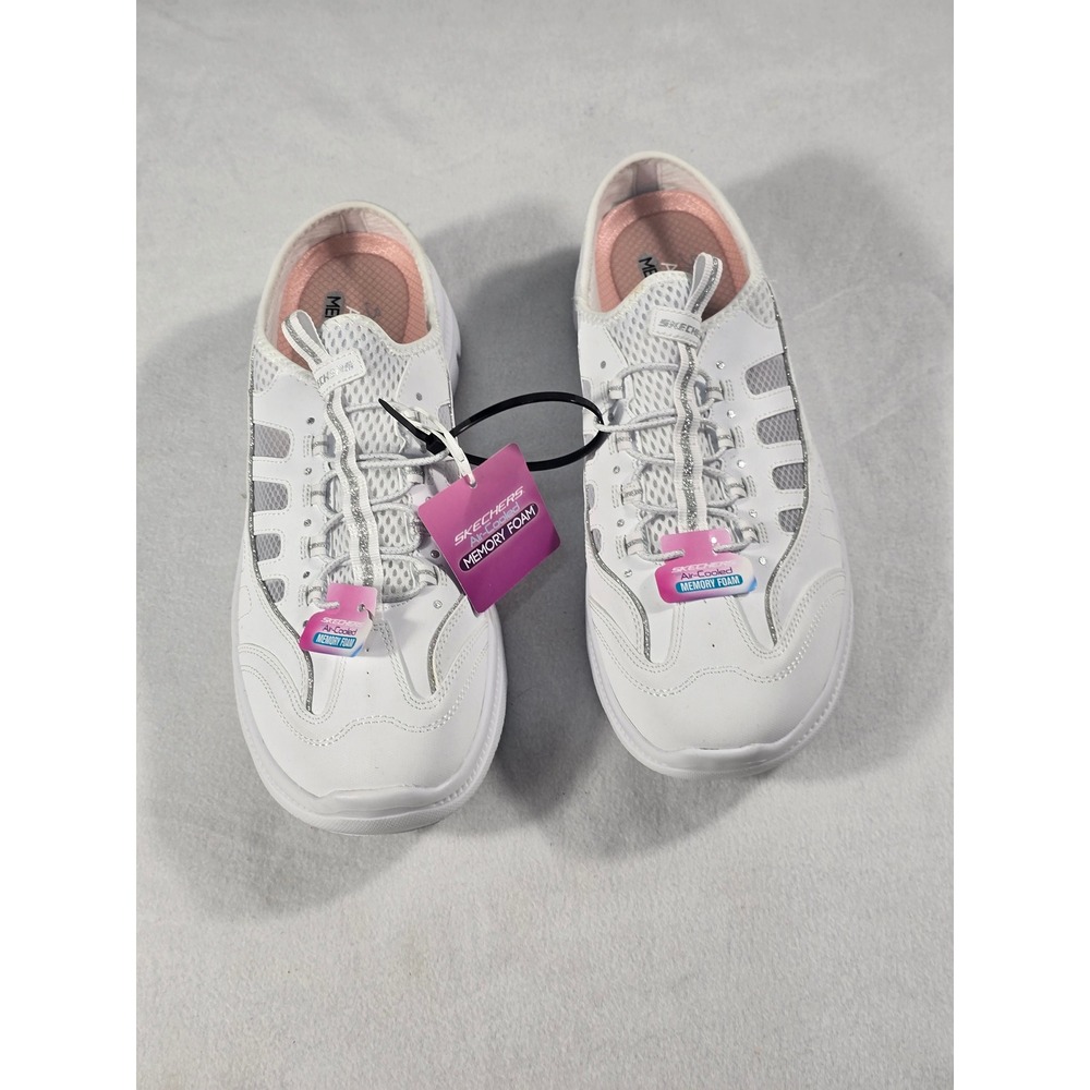 Skechers Women's D'Lites - Nostalgic Breeze Open-Back Slip-On Sneaker Mules SZ11